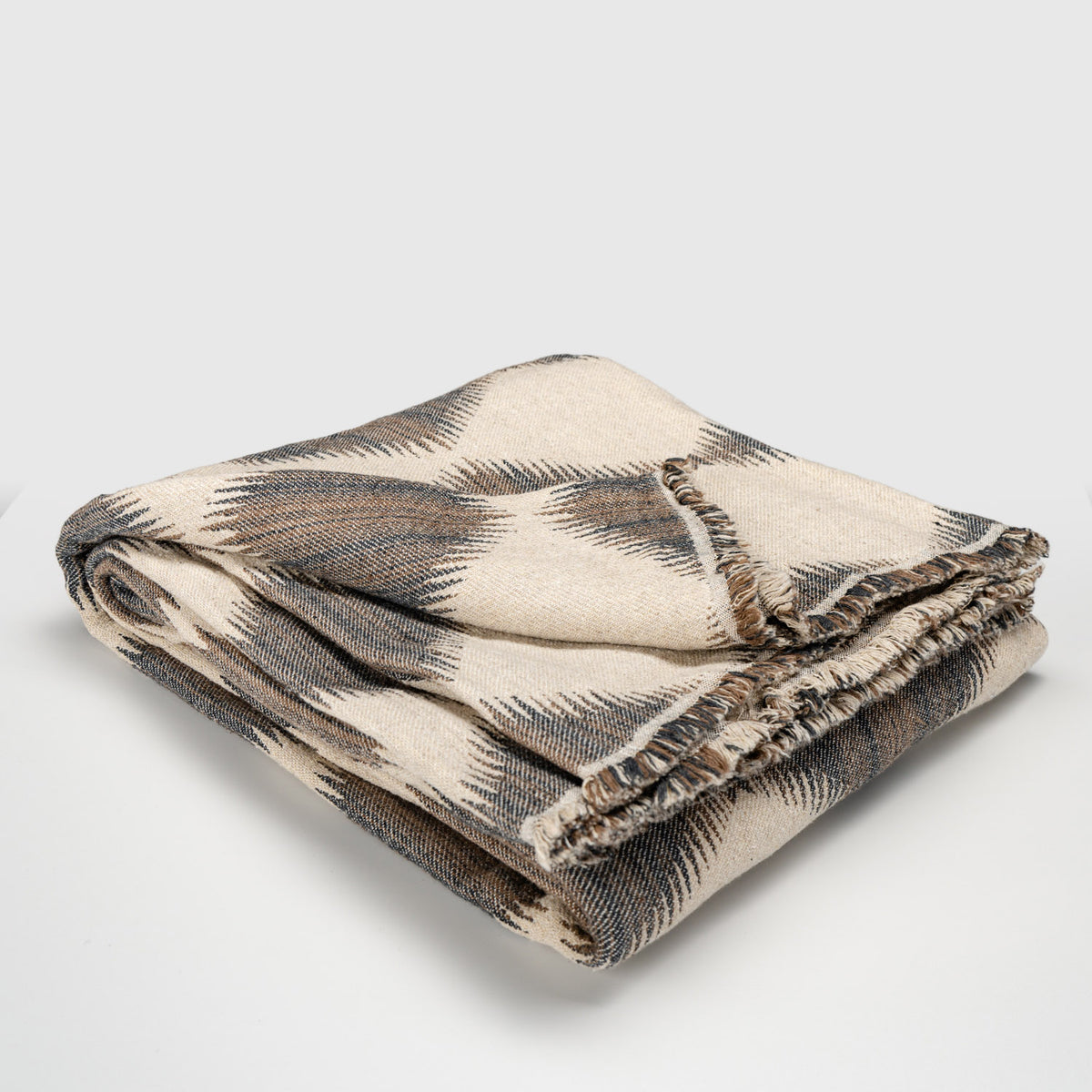 Ikat Throw Blanket Pattern - Uneek Worsted — Revolution Fibers